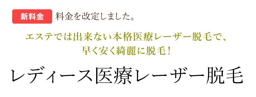 医療レーザー脱毛